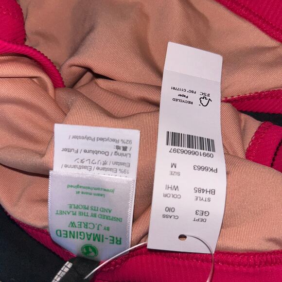 NWT J. Crew Fuchsia Pink Ribbed Hipster Bikini Swim Bathing Suit Bottom Medium - Picture 6 of 8